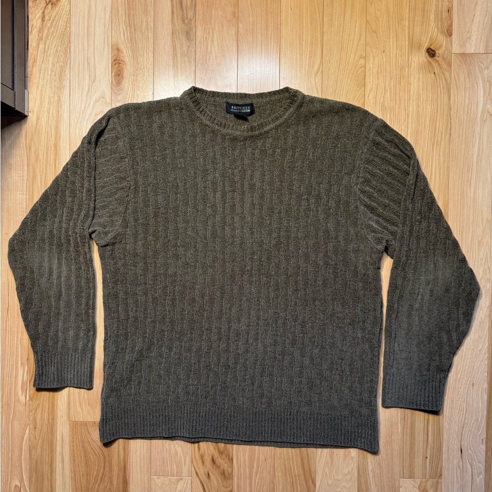 Britches Olive Green Men's Sweater